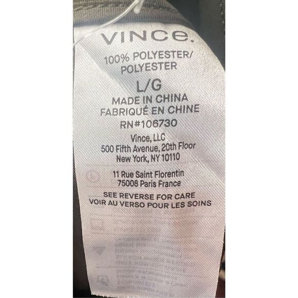 Vince Tailored Pull On Pant in Deep Aegean NWOT Size Large - Picture 12 of 12